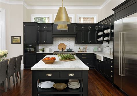 white cabinets kitchen and stainless steel artifacts|black kitchen with white cabinets.